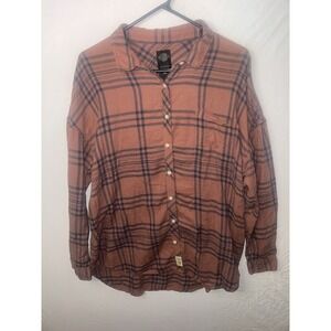 Harley-Davidson Oak Leaf Plaid Flannel Shirt Size 2XL